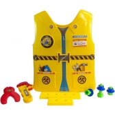 Brinquedo Kit Construtor Com Colete Infantil Com 11 Peças