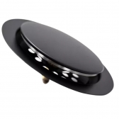 Ralo Click P/banheiro Redondo Preto Black 10x10 Veda Cheiro