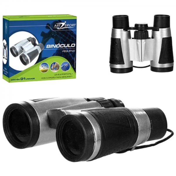 Binóculo Portatil Pequeno Infantil Com Cordão