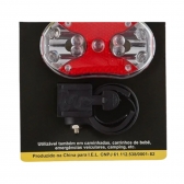 Lanterna Para Bicicleta Traseira Com 9 Leds 9tc Eda