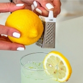 3 Peças Mini Ralador Quatro Faces Multifuncional Descascador