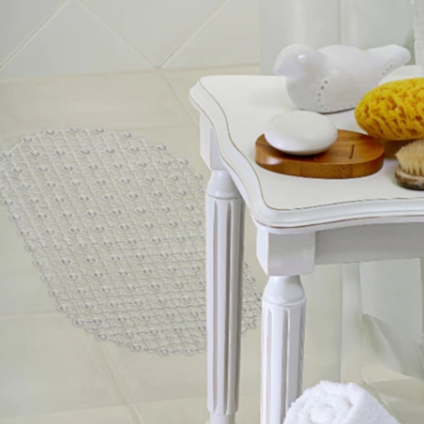 Tapetes Transparente Emborrachado Para Box Banheiro Ante Derrapante Borracha Excelente Qualidade 100%