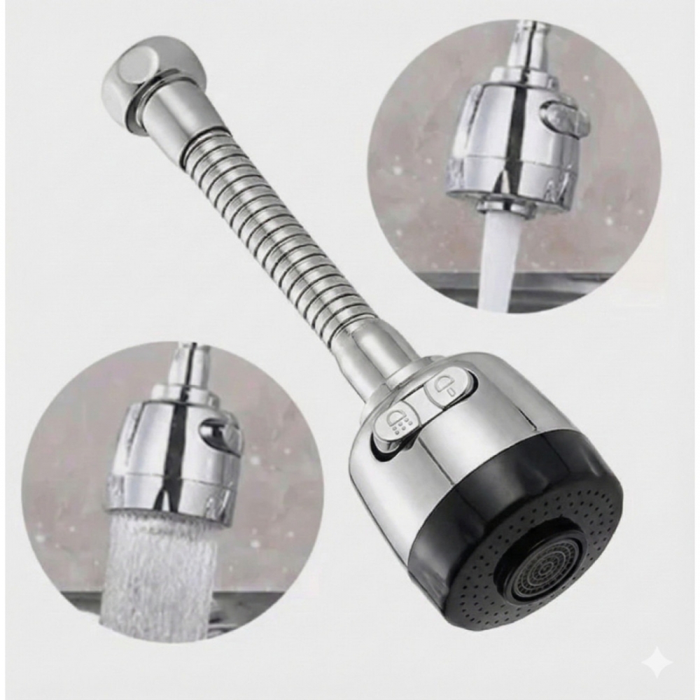 Chuveirinho Torneira Extensor Bico Giratório 360 Graus