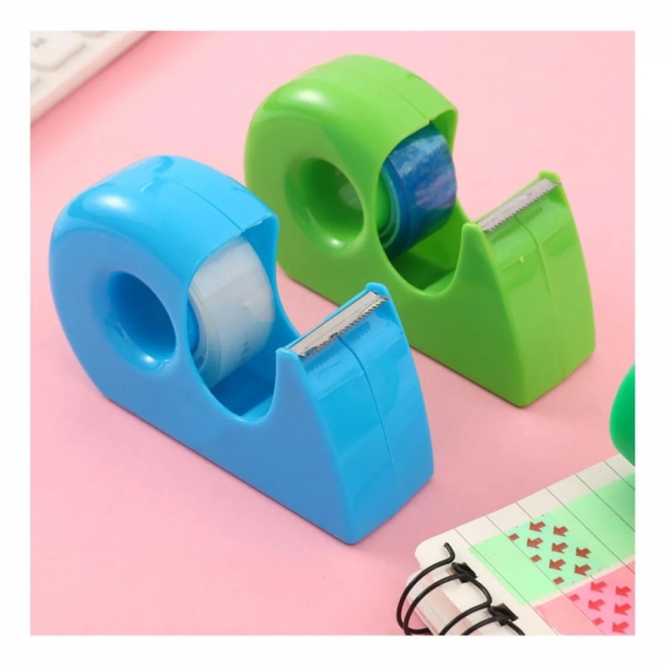 Fita Colorida 5 Rolls E Dispensadores De Fita