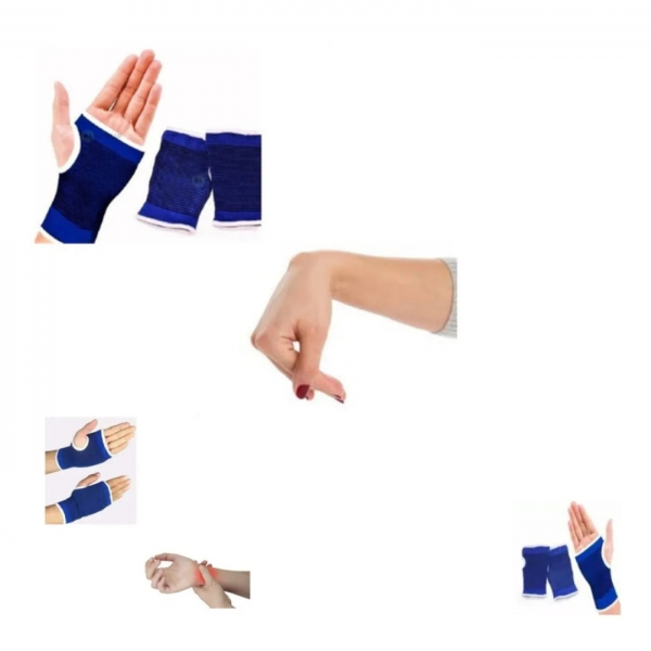 Munhequeira Ortopédica Ajustável Para Digitação Es - Azul