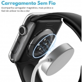 Relógio Smartwatch T10 Ultra 2 Big Cinza Display 2.19 55mm Inteligente Bluetooth Esportivo