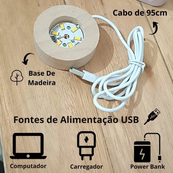 Luminária Menina na Lua Bola De Cristal Abajur Mesa Quarto