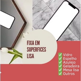 Suporte De Silicone Com Ventosa Para Capinha Celular sucção premium