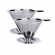 2 Filtro Coador De Café Inox - Peneira Aço Reutilizável