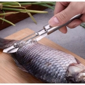 Kit 3 Descascadores Inox Legumes, Frutas Escama Peixe Queijo