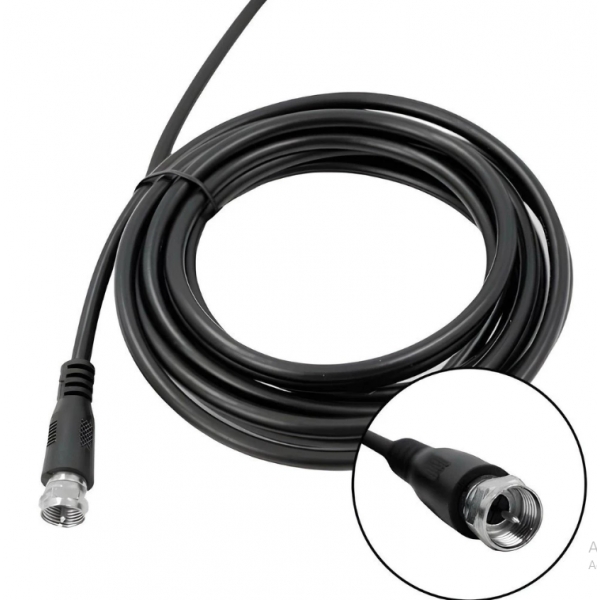 Antena TV Digital HDTV Com Cabo 3m