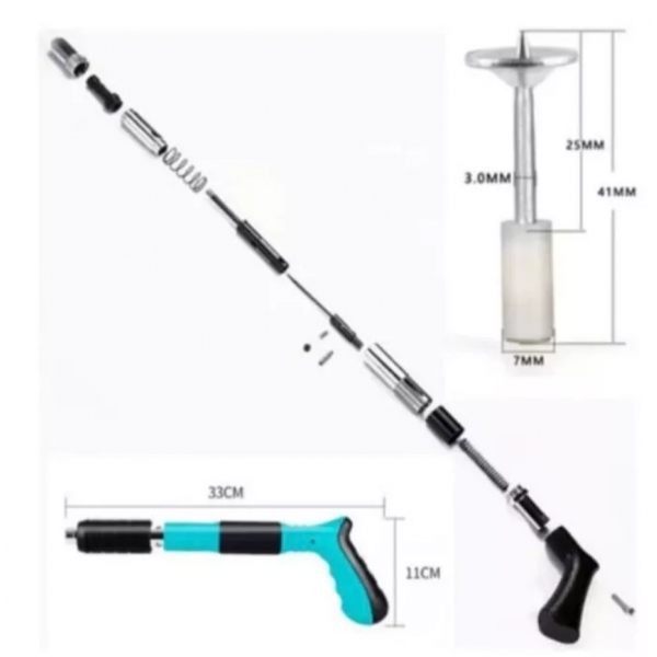 Pistola De Fixação De Ação Direta Finca Pinos Drywall Gesso Concreto Madeira Cadeirinha Parafuso