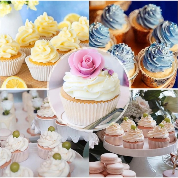 24 Pçs Conjunto De Saco De Confeiteira De Silicone Com Bico