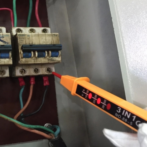 Caneta Medidora Tensão 3 em 1 110v 150v 220v 300v 380v 500v Ac/dc,Testador de tensão de automóvel, detector de luz de te