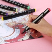 Estojo Kit 48 Canetinhas Marcadores Pintura Bobbie Goods