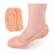 Meia Silicone Hidratante Pé Calcanhar Antiderrapante Aumento pes Protetor Silicone Pe Sapato Par de Meia Palmilha