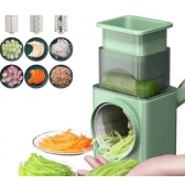 Ralador Cortador De Legumes E Verduras Fatiador De Queijo Giratótio 3 EM 1