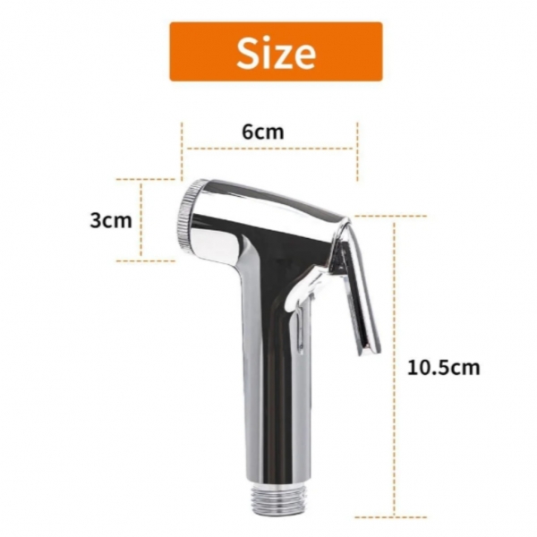 Ducha Higiênica Para Banheiro Completa Luxo Metal Inox núcleo da válvula de cobre 1,2m Chuveirinho Privada