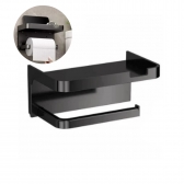 Suporte Papel Higiênico Premium Apoio Para Celular de Banheiro