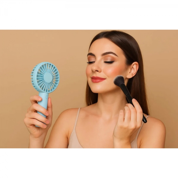 Mini Ventilador De Mão Portátil Recarregável De Mesa Usb