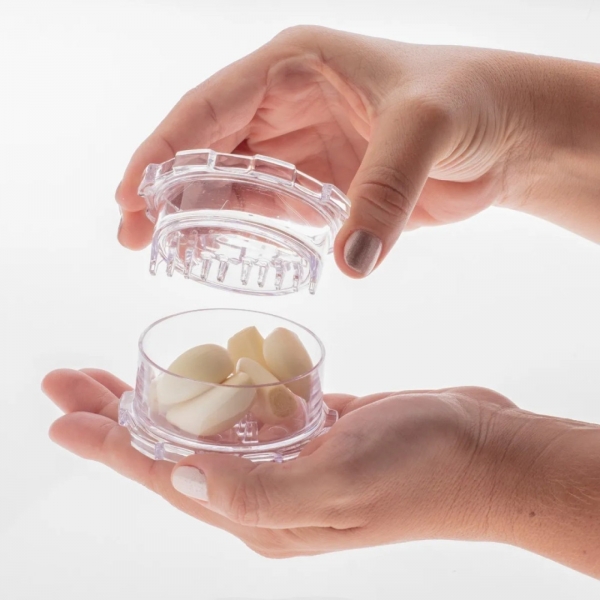 Triturador De Alho Manual Transparente