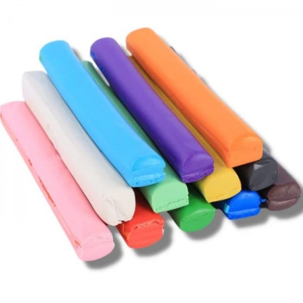 Massa De Modelar Para Crianças, 12 Barras De Massa Coloridas