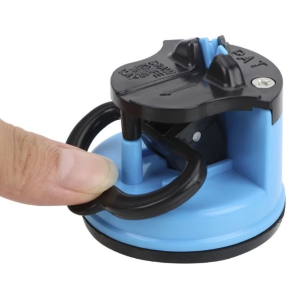 Amolador Afiador De Facas Tesoura Facão Com Ventosa para Fixação Segura e Eficiência