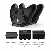 Carregador Controle Xbox One + 2 Baterias 800mah