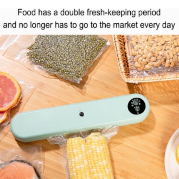 Seladora à Vácuo para Armazenar Alimentos Domésticos Embaladora a Vácuo-Envio imediato