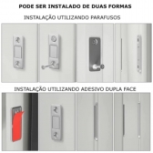Fecho Trinco Magnético De Neodímio Trava P/ Porta Armário Guarda Roupa ref: GD-001