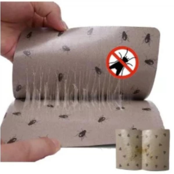 Kit 05 Cartela Adesiva Pega Mosquito E Mosca