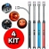 Kit 4 Acendedor De Fogão Isqueiro Eletrico Fogão Churrasqueira Vela Original Recarregavel USB