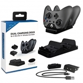 Carregador Controle Xbox One + 2 Baterias 800mah