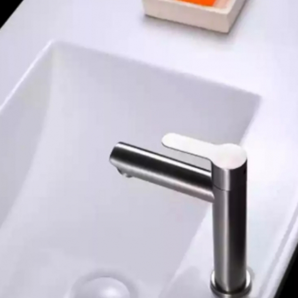 Torneira Para Banheiro, Lavabo Ou Pia Luxo Alumínio Escovado Prata