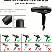 Difusor De Ar para Secador Em Silicone Adaptador Definidor de Cachos Retrátil Universal