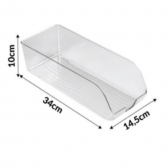 Organizador Porta Latas Acrílico P Geladeira Armários Ordene