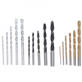 KIT BROCAS MADEIRA FERRO CONCRETO 16 PEÇAS