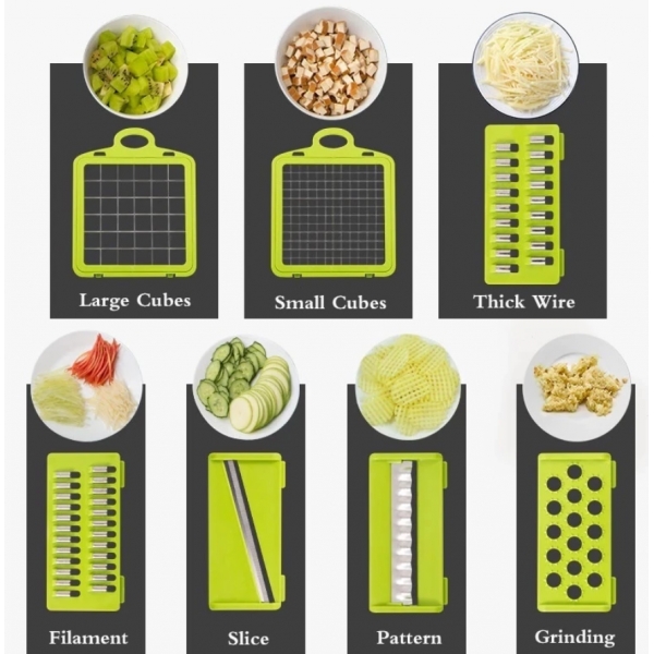 Cortador Multifuncional Fatiador De Verduras/frutas/legumes