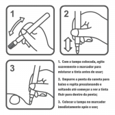 Caneta Branca Pintura Reparadora Tira Riscos Carro Moto