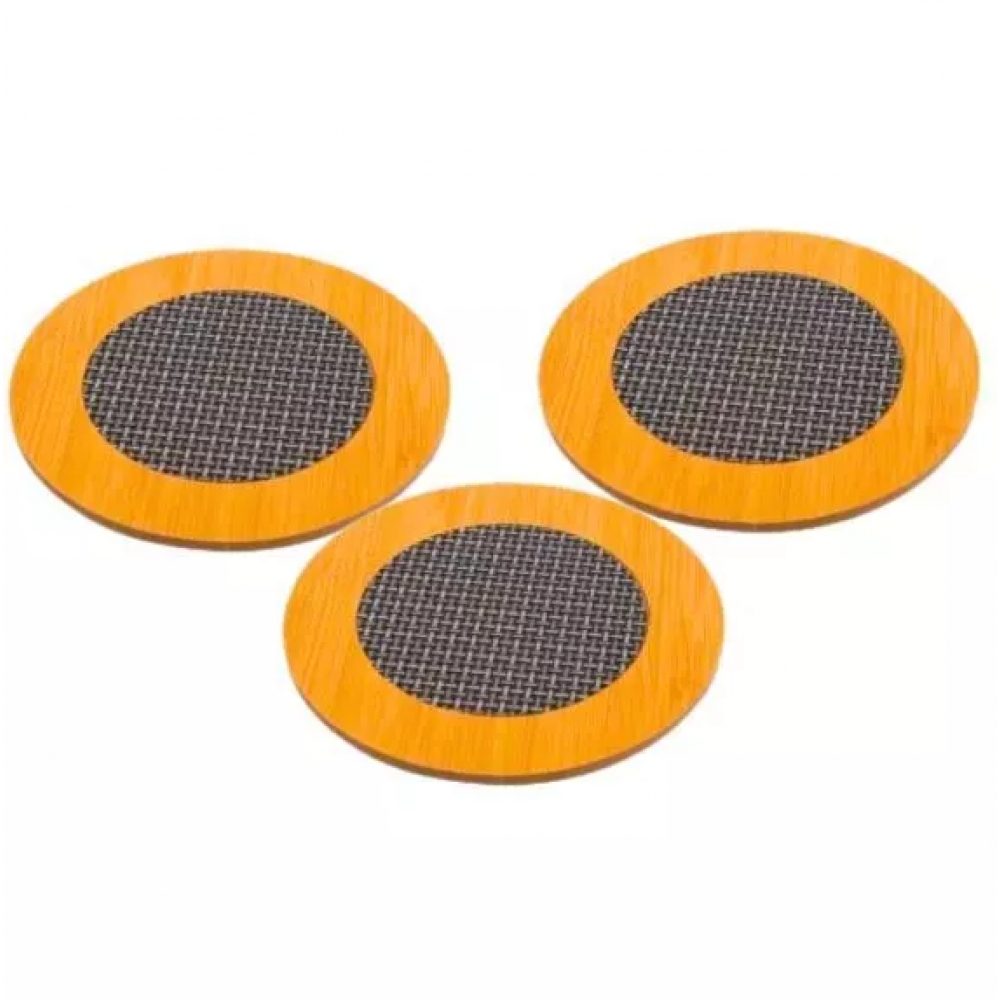 Descanso De Bambu Panela Suporte Protege Mesa