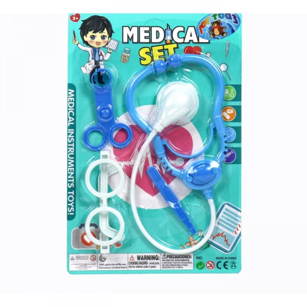 Kit Médico Brinquedo De Profissões Brinquedo Educativo 4 Pçs