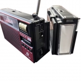 Rádio Retrô Vintage Portátil A Pilha E Tomada Am Fm Sw Pendrive Com Sd Usb