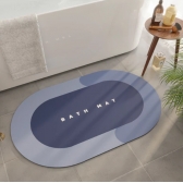 Tapete Banheiro Antiderrapante Absorvente de Secagem Rápida