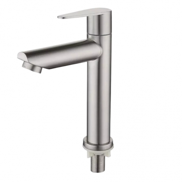 Torneira Para Banheiro, Lavabo Ou Pia Luxo Alumínio Escovado Prata