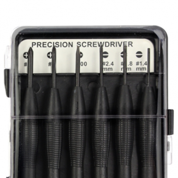 Chave Relojoeiro Kit Fenda + Philips C/ 6 Pecas - Kokay