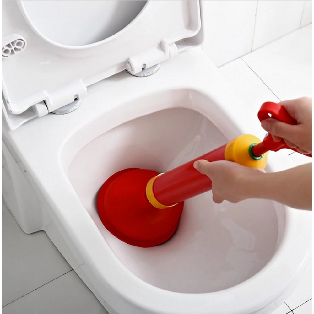 Desentupidor Manual De Pia Vaso Ralo Cano Esgoto Tipo Bomba Sucção 150mm Alta Pressão BC-08