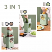 Kit Cortador Ralador Fatiador E 3 Descascadores de Legumes Inox