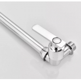 Torneira Cozinha Gourmet Bancada Parede Flexível 1/4 Volta Cromo