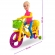 Boneca Com Bicicleta Ciclista Pedala Brinquedo