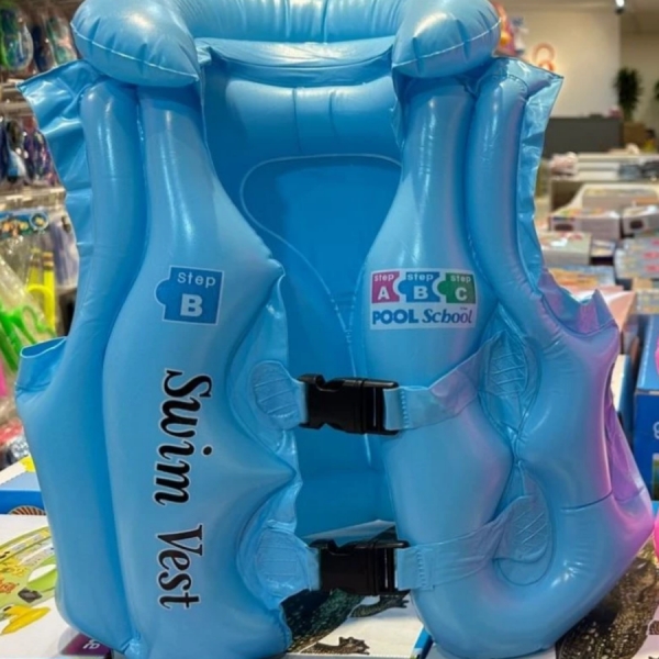 Colete De Natação infantil Liso, Terno Inflável Praia/Piscina Diversão TAMANHO M